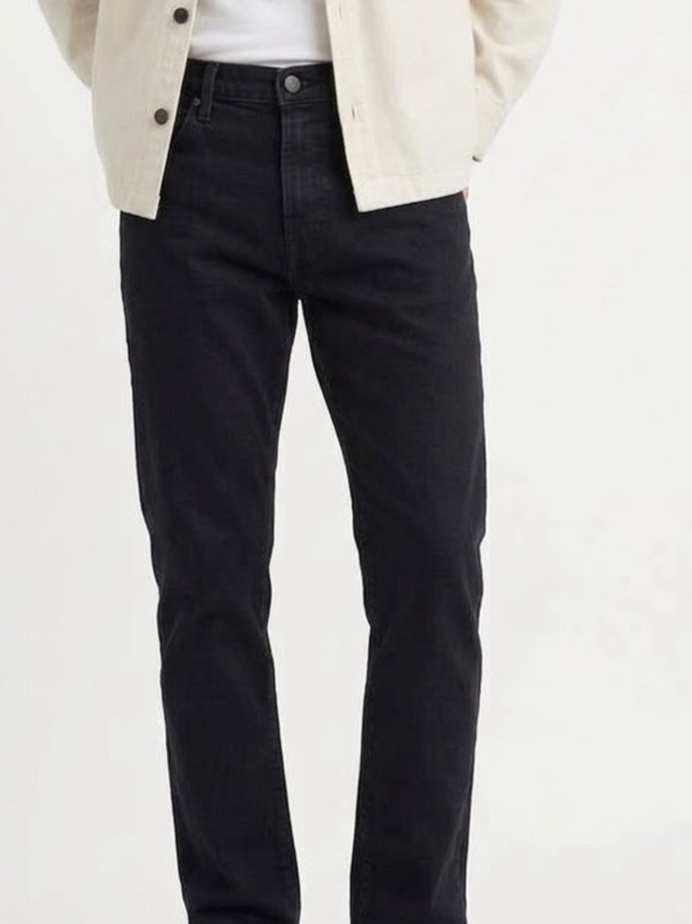 RW Slim Fit Black Jeans